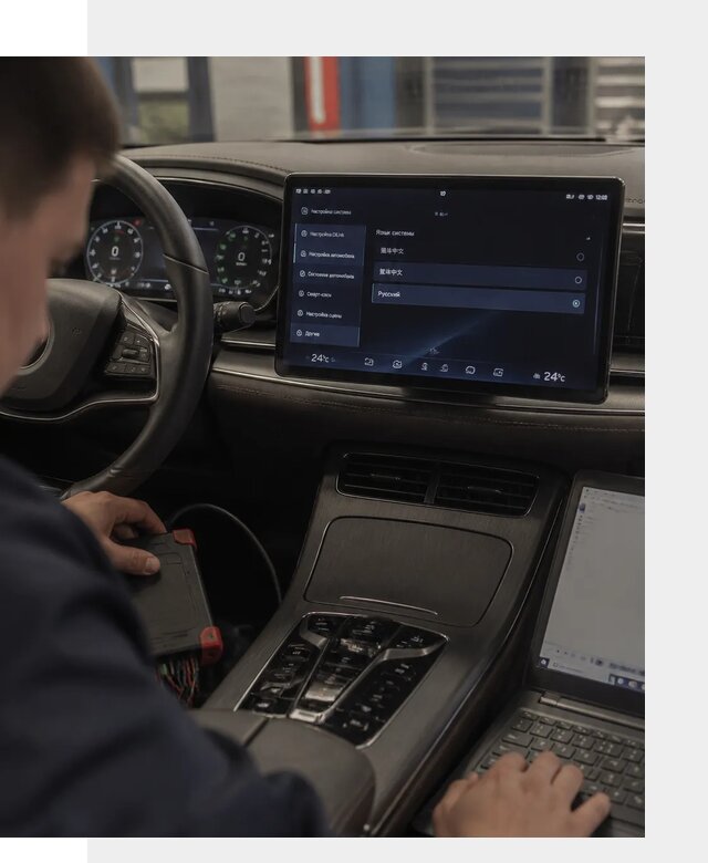 Русификация автомобиля BYD HAN для эксплуатации в Нижнекамске