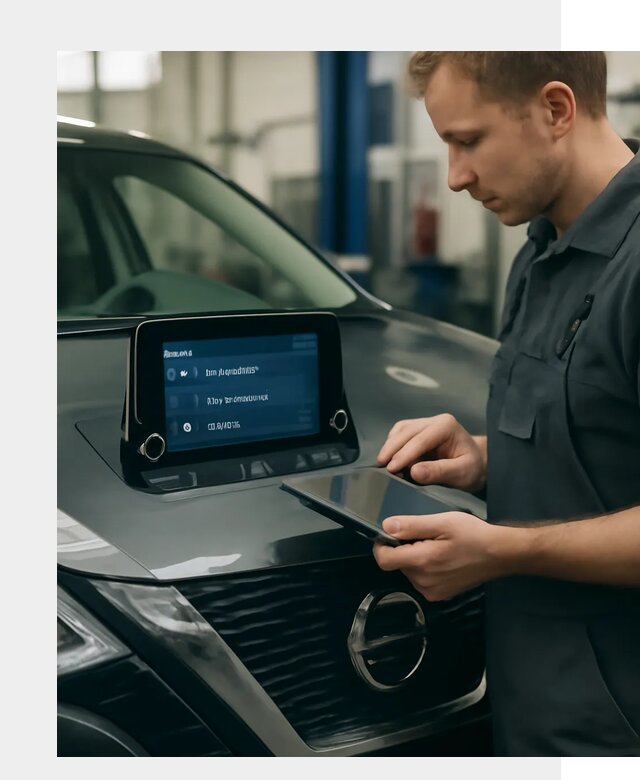 Русификация мультимедиа Nissan в Нижнекамске от 6590 р. | ФастМобиль-Нжм